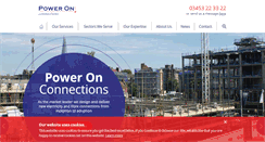 Desktop Screenshot of poweronconnections.co.uk